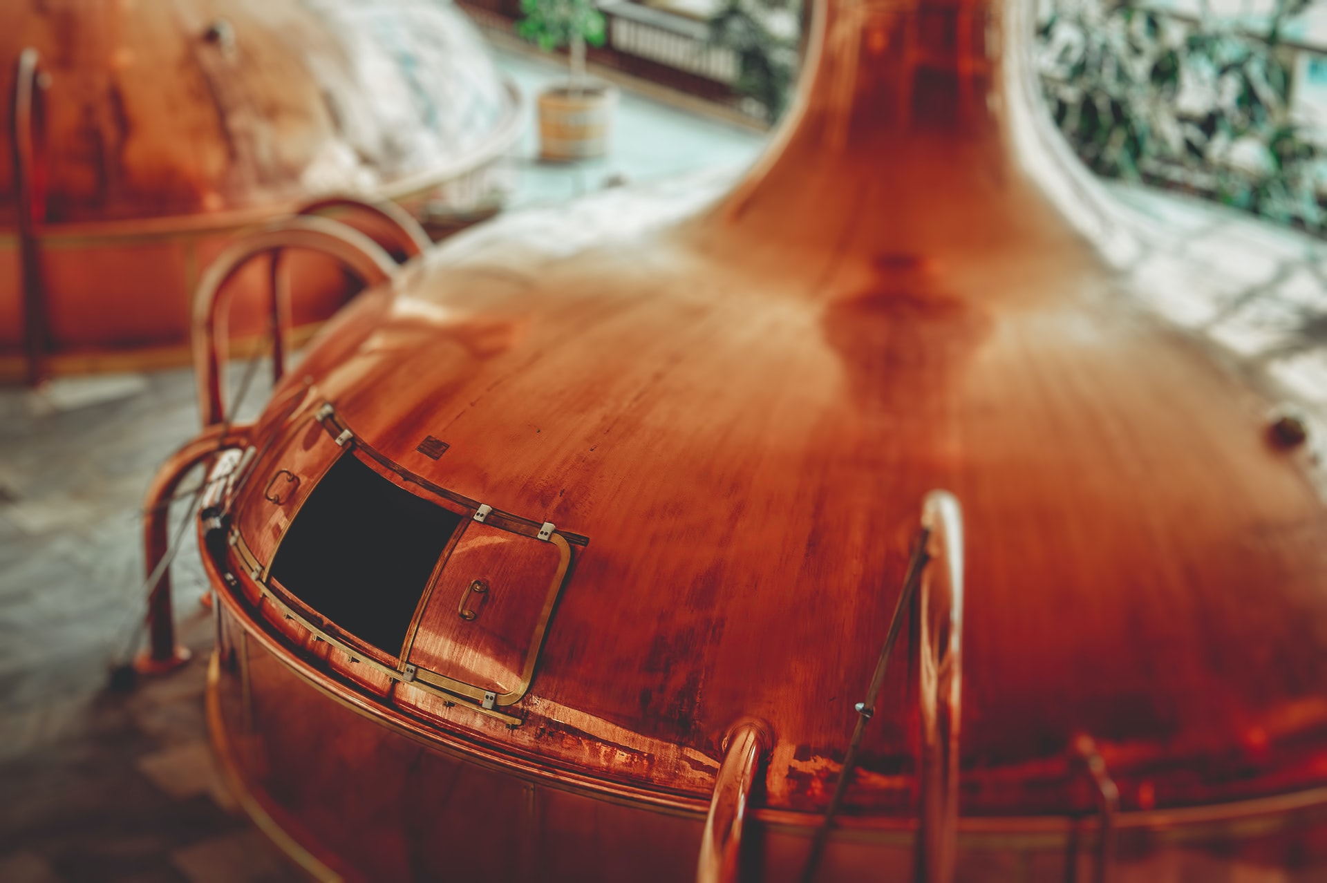 Copper alcohol distillery